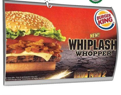 LED Menüboard Leuchtkasten – Einseitig & Gewölbt  | Innenbereich