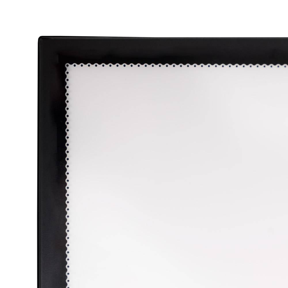 LED Posterrahmen A2 – Schwarzes Slim-Design zur Wandmontage (42 x 59,4 cm)