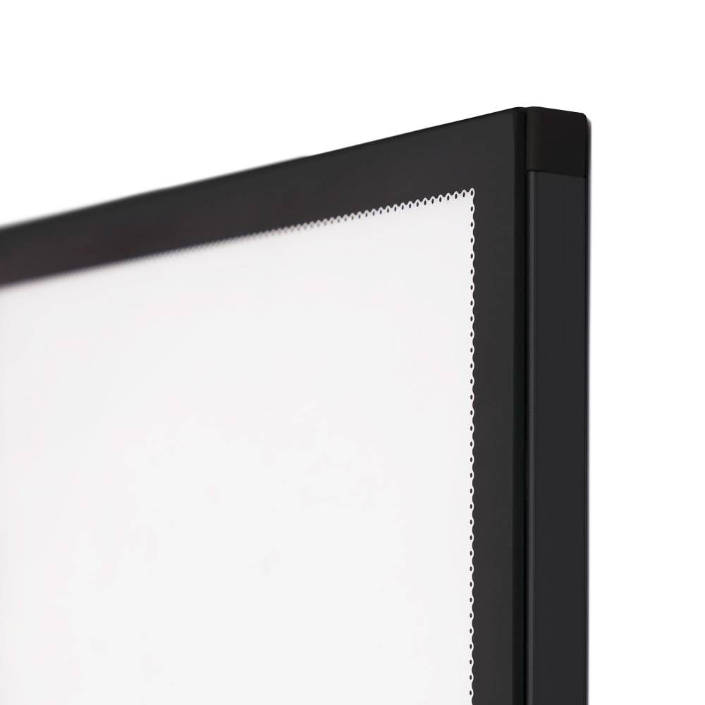 LED Posterrahmen A2 – Schwarzes Slim-Design zur Wandmontage (42 x 59,4 cm)