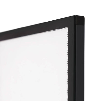 LED Posterrahmen A2 – Schwarzes Slim-Design zur Wandmontage (42 x 59,4 cm)