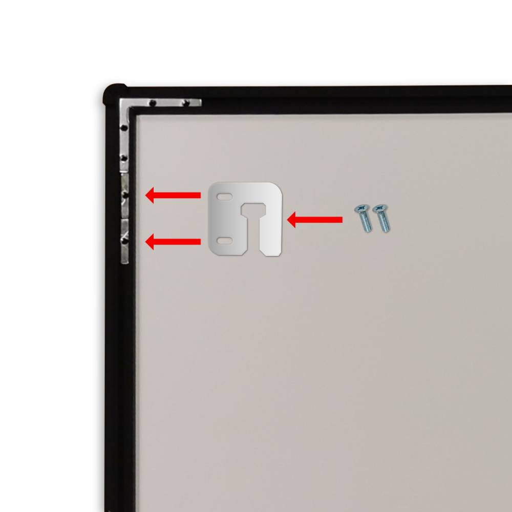 LED Posterrahmen A2 – Schwarzes Slim-Design zur Wandmontage (42 x 59,4 cm)