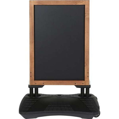 Kundenstopper Kreidetafel mit Stahlplatte – 59 x 78 cm | Robuste Lösung für Innen- und Außeneinsätze