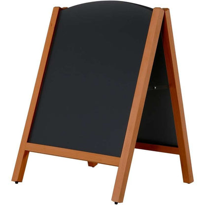 🪧 Kundenstopper Holz-Magnetisch 59 x 78 cm – Edles Design aus Buchenholz mit Magnettafel
