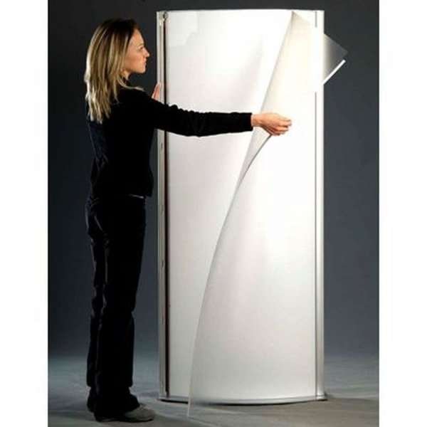 LED Totem Elipse Leuchtsäule – Doppelseitig, 60x170 cm | Elegante & Robuste Innenraumbeleuchtung