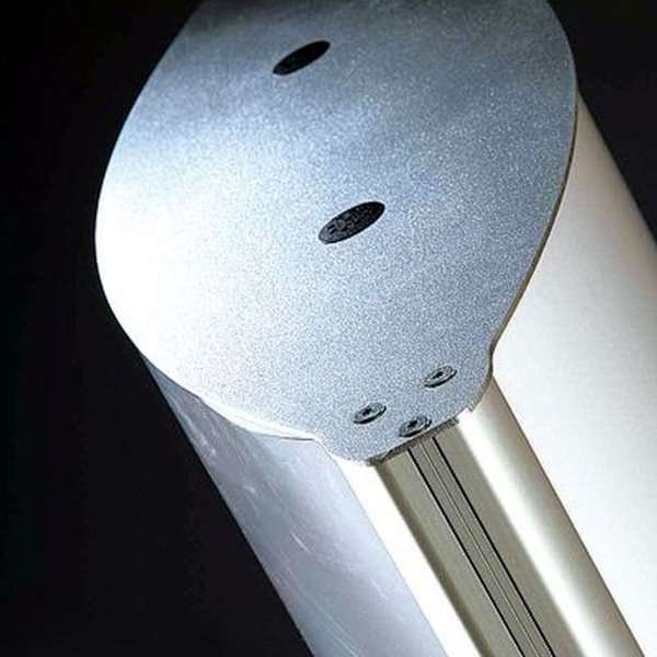 LED Totem Elipse Leuchtsäule – Doppelseitig, 60x170 cm | Elegante & Robuste Innenraumbeleuchtung