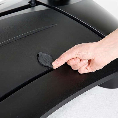Wind-LED Pro Kundenstopper mit Wasserbasis – A1 Format | Inkl. Akku | Wetterfest & Beleuchtet (Schwarz)