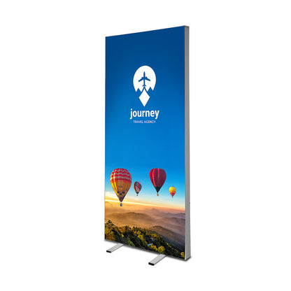 LED Textilspannrahmen mit Füßen – Einseitig beleuchtet 85x200cm
