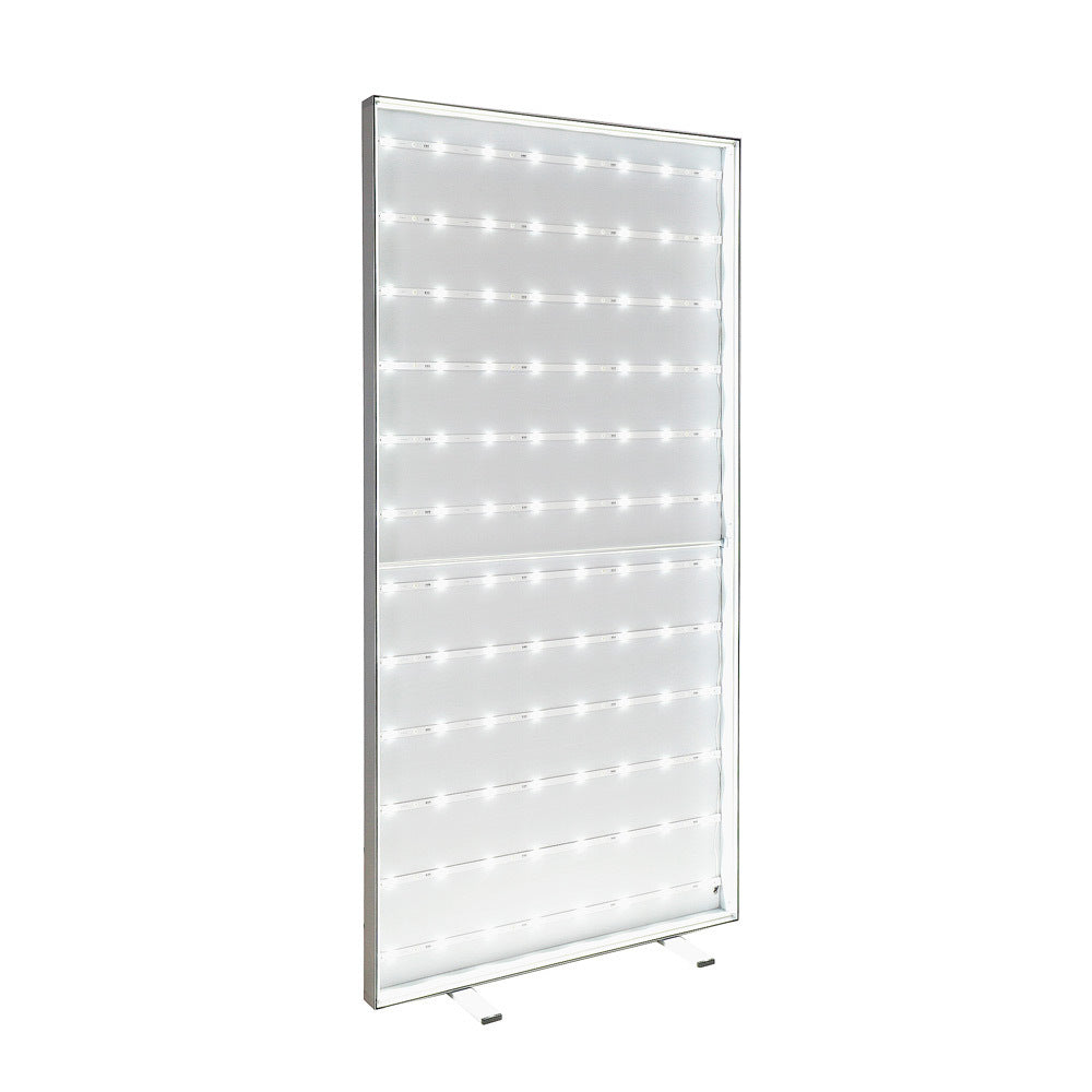 LED Textilspannrahmen mit Füßen – Einseitig beleuchtet 85x200cm